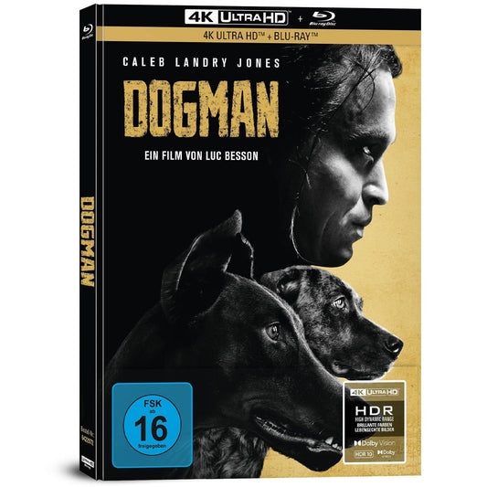 Догмен (2023) (англ. язык) (4K UHD + Blu-ray) Collector's Edition Mediabook Cover A