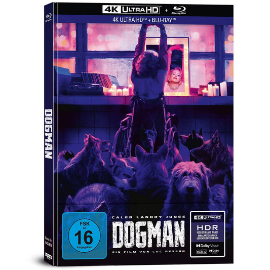 Догмен (2023) (англ. язык) (4K UHD + Blu-ray) Collector's Edition Mediabook Cover B