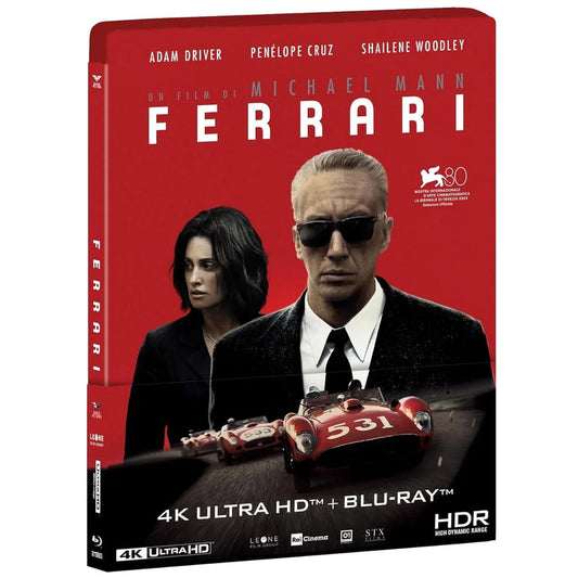 Феррари (2023) (англ. язык) (4K UHD + Blu-ray) Steelbook