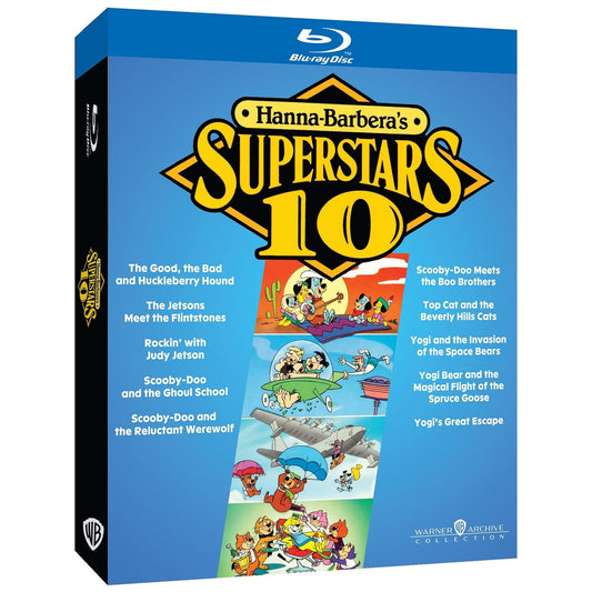 Hanna-Barbera's Superstars 10: The Complete Film Collection (англ. язык) (10 Blu-ray) Warner Archive Collection