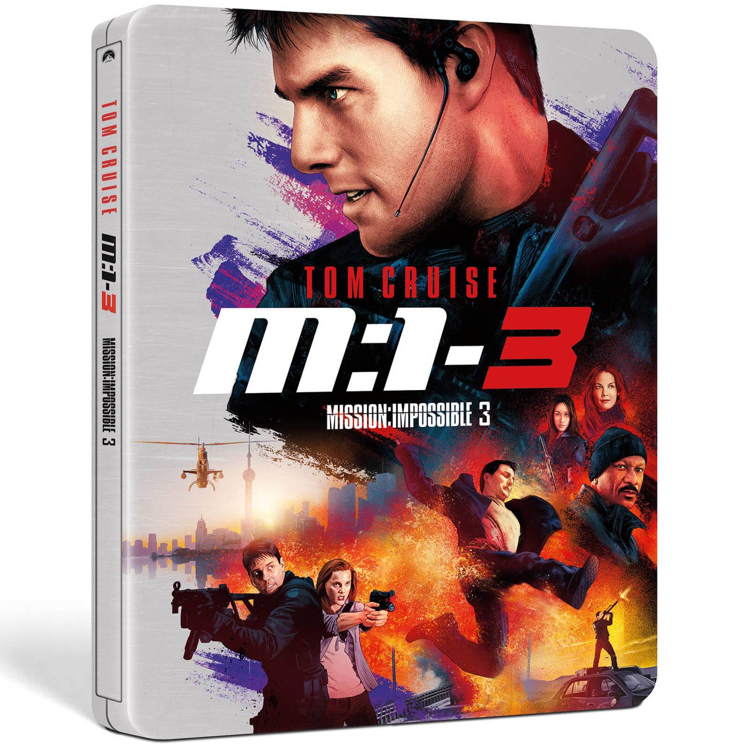 Миссия невыполнима 3 (2006) (4K UHD + Blu-ray + Бонусный диск) Steelbook  (Mission: Impossible III)