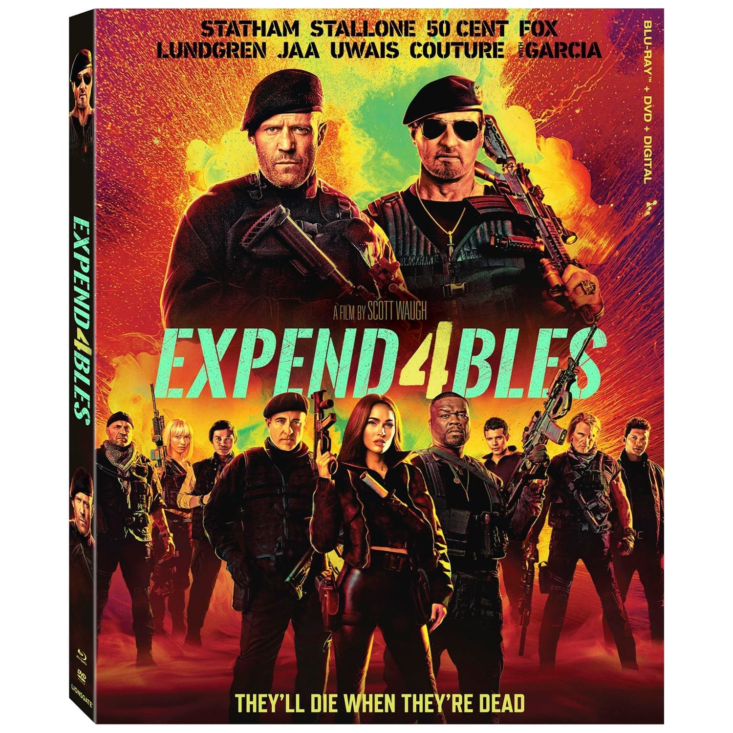 Неудержимые 4 (2023) (англ. язык) (Blu-ray + DVD) (The Expendables 4)