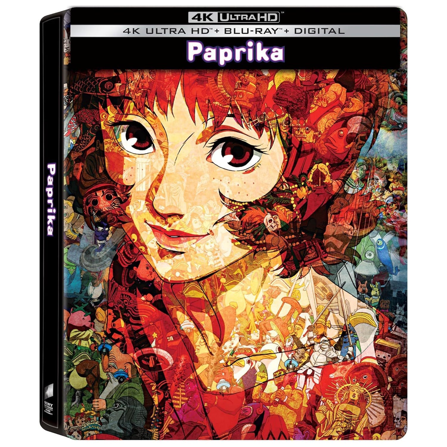 Паприка (2006) (англ. язык) (4K UHD + Blu-ray) Steelbook (Paprika)