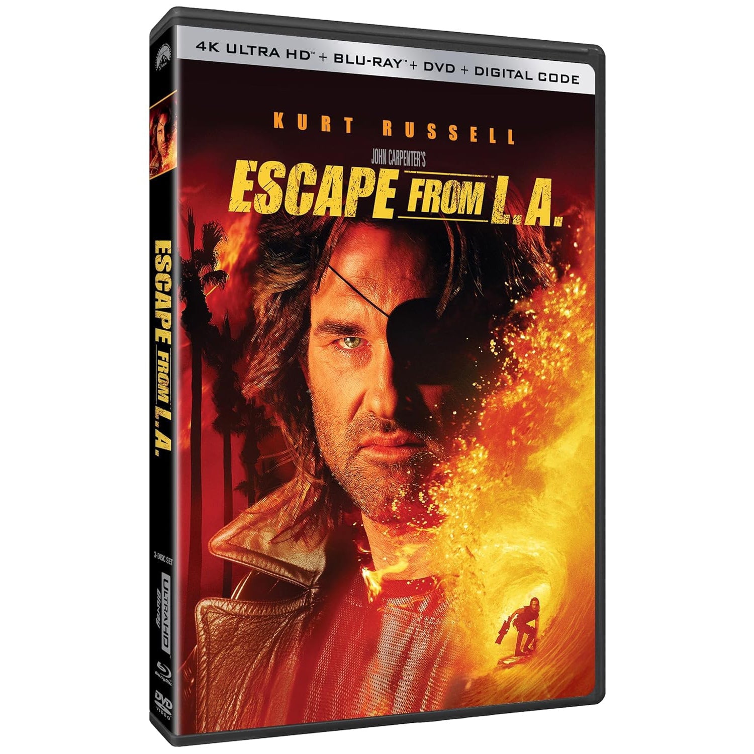 Побег из Лос-Анджелеса (1996) (англ. язык) (4K UHD + Blu-ray + DVD + Digital)