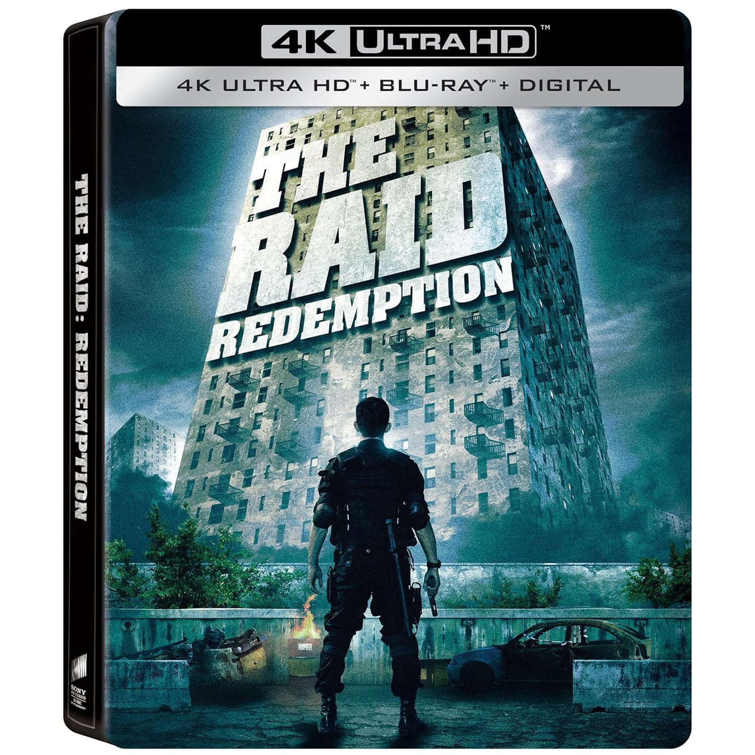 Рейд (2011) (англ. язык) (4K UHD + Blu-ray) Steelbook