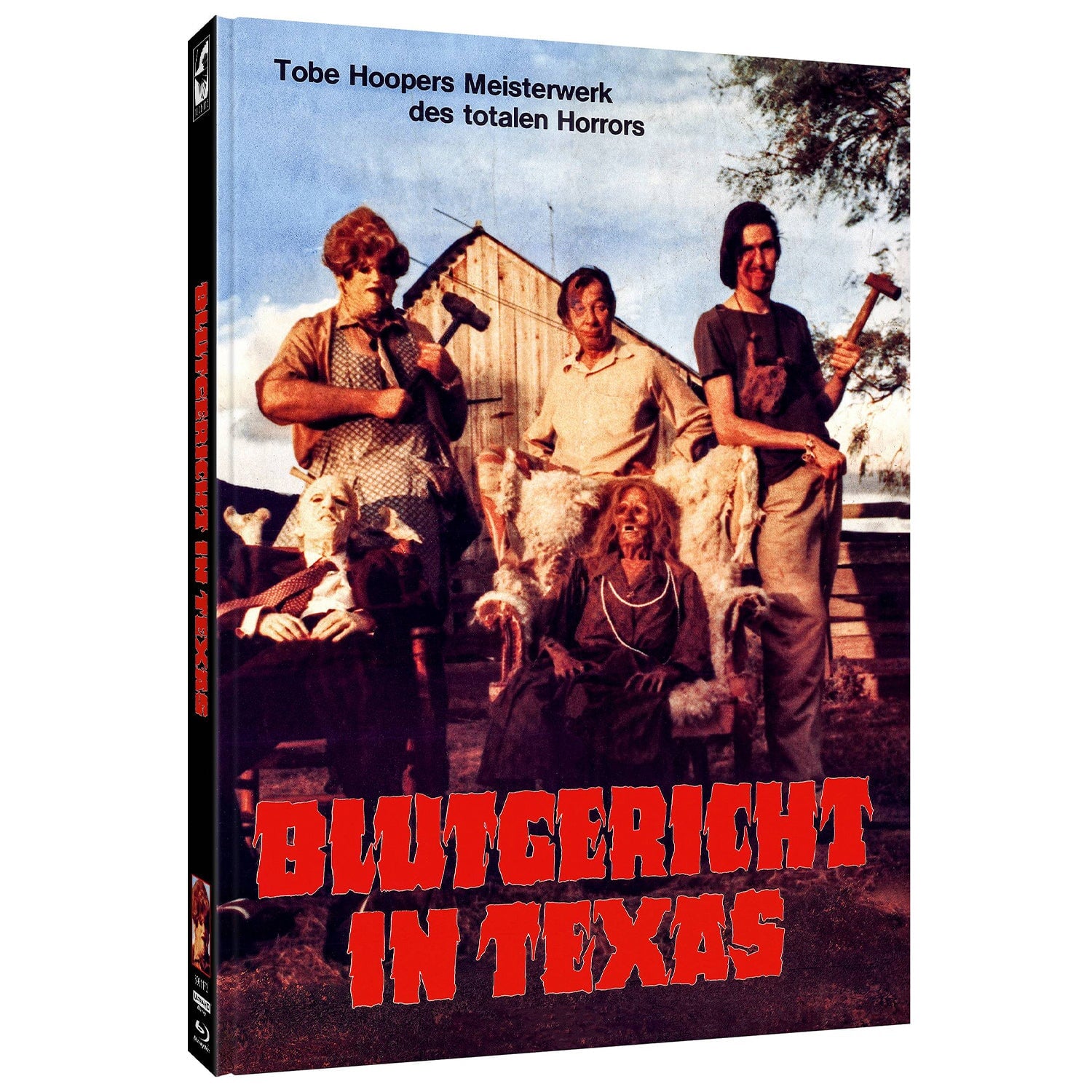 Техасская резня бензопилой (1974) (англ. язык) (4K UHD + Blu-ray + Bonus Blu-ray) Mediabook (Cover E)