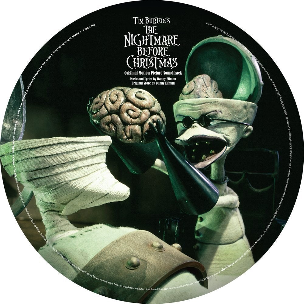 Tim Burton's The Nightmare Before Christmas Soundtrack (Picture Disc Vinyl 2 LP)