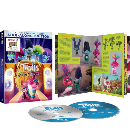 Тролли 3 (2023) (англ. язык) (Blu-ray + DVD) Sing-Along Edition