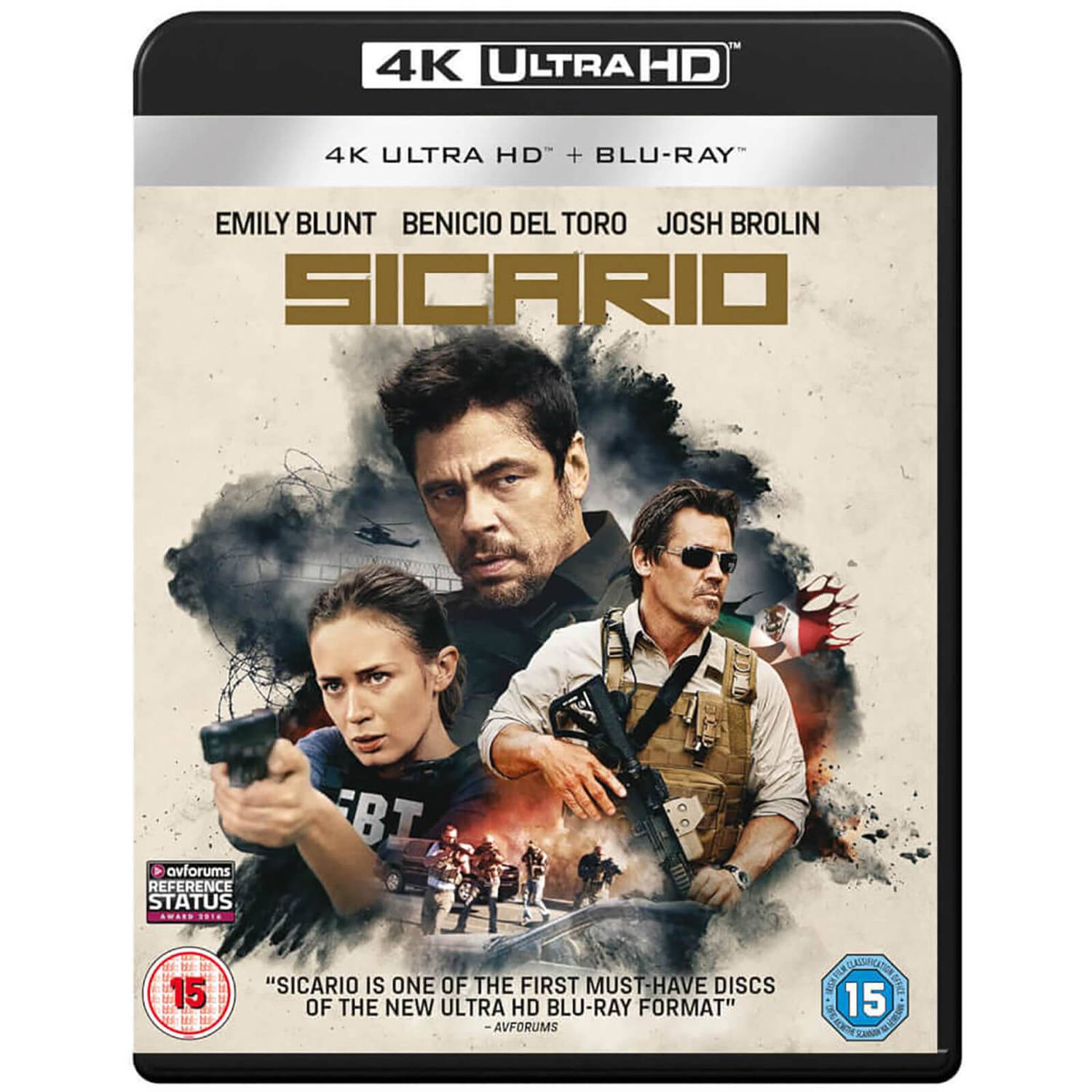 Убийца (2015) (англ. язык) (4K UHD + Blu-ray) (Sicario)