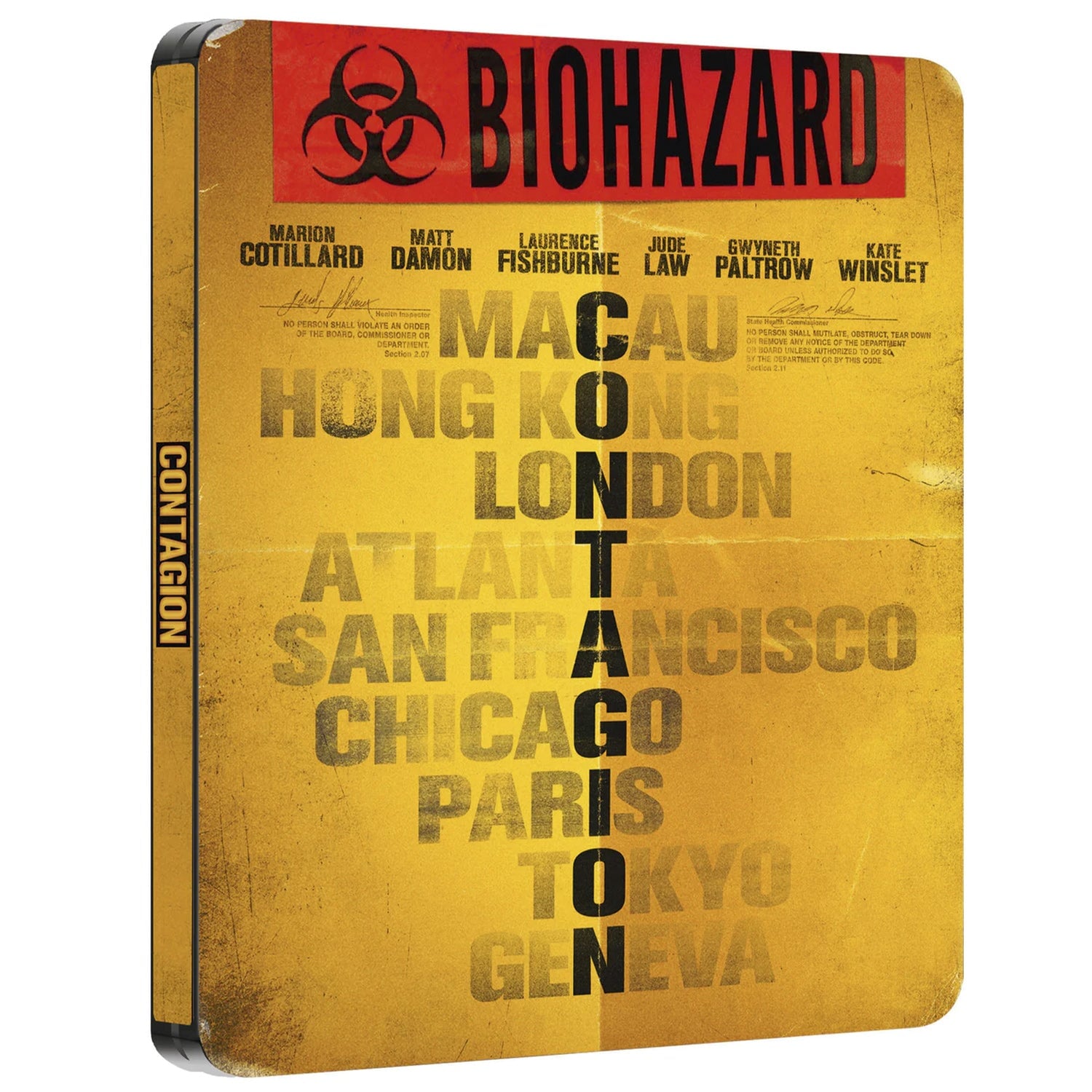 Заражение (2011) (4K UHD + Blu-ray) Steelbook