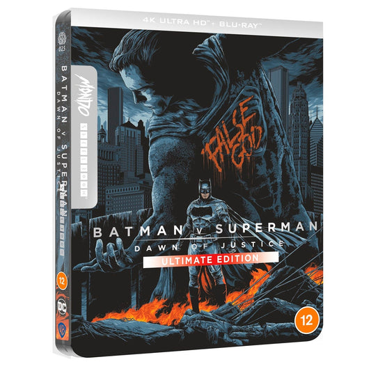 Бэтмен против Супермена: На заре справедливости (англ. язык) (4K UHD + 2 Blu-ray) Mondo #025 Steelbook
