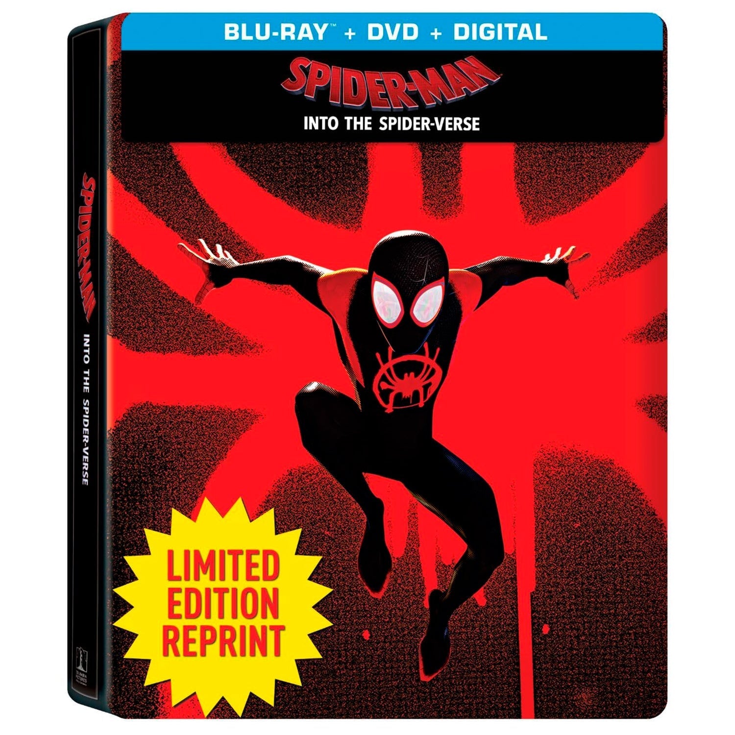 Spider-Man: Into the Spider-Verse (2018) (Blu-ray + DVD) Steelbook –  Bluraymania