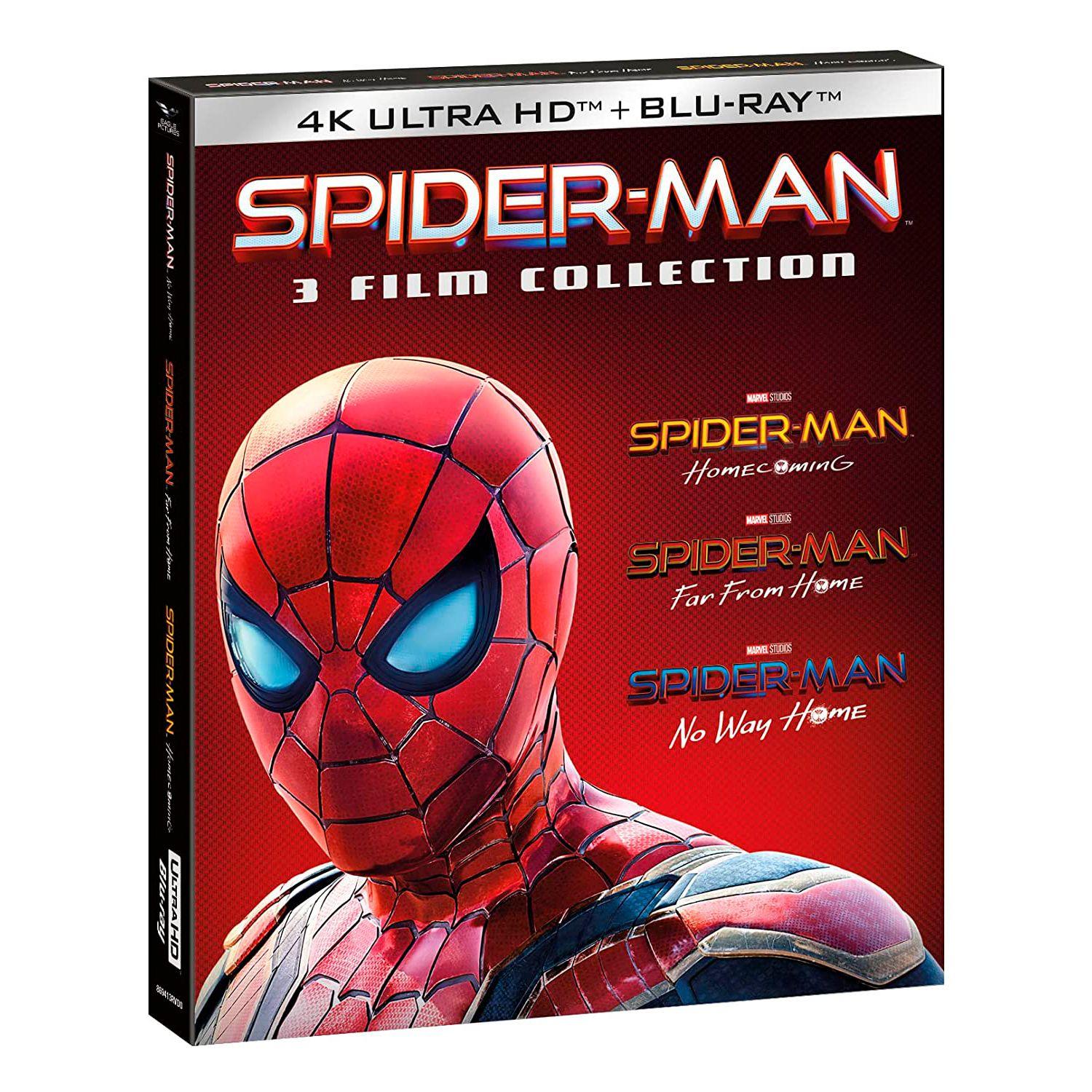 Человек-Паук: Коллекция 3 фильмов (2017-2021) (4K UHD + Blu-ray)  (Spider-Man: Homecoming / Spider-Man: Far From Home / Spider-Man: No Way  Home)