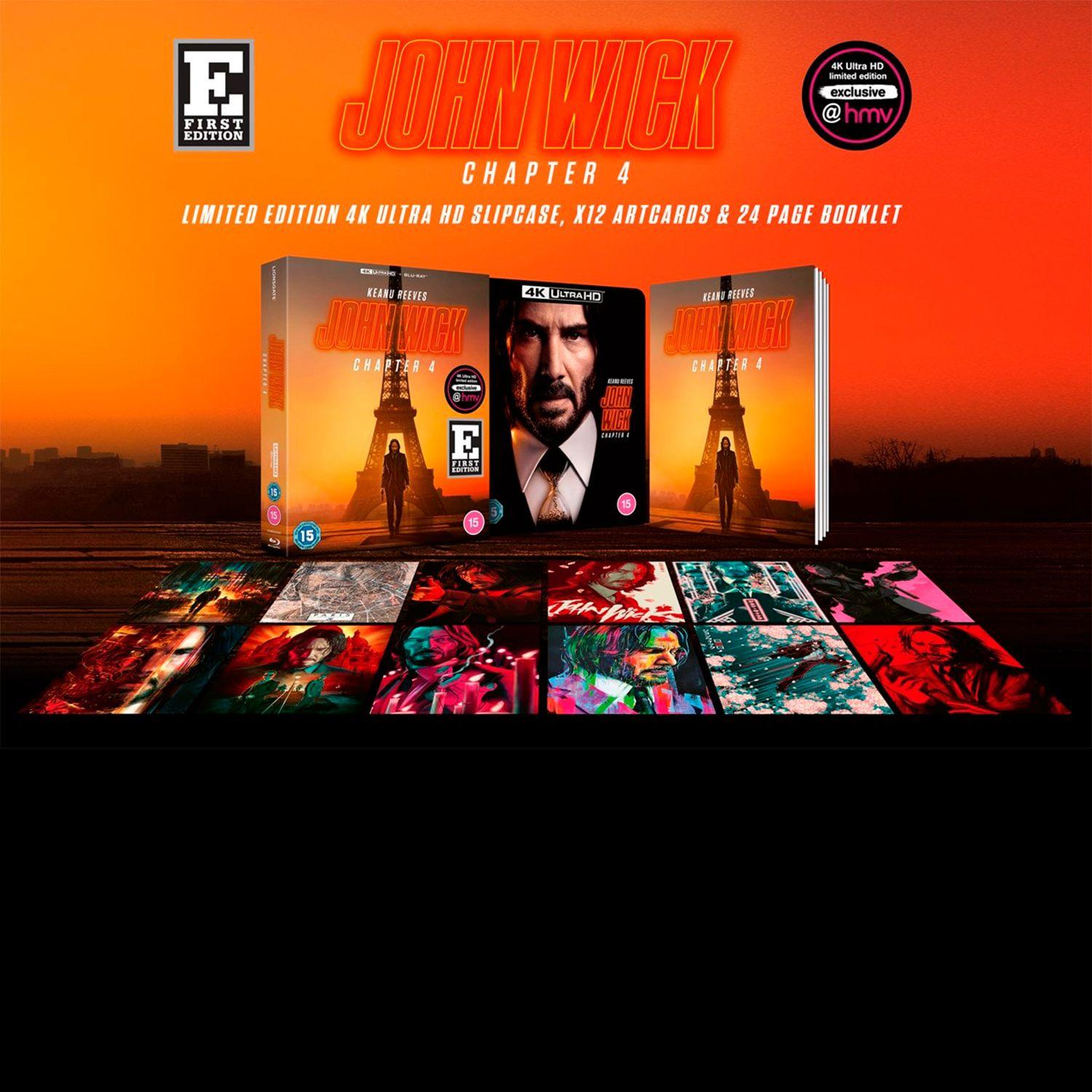 John Wick: Chapter 4 4K Blu-ray (4K Ultra HD + Blu-ray + Digital 4K)