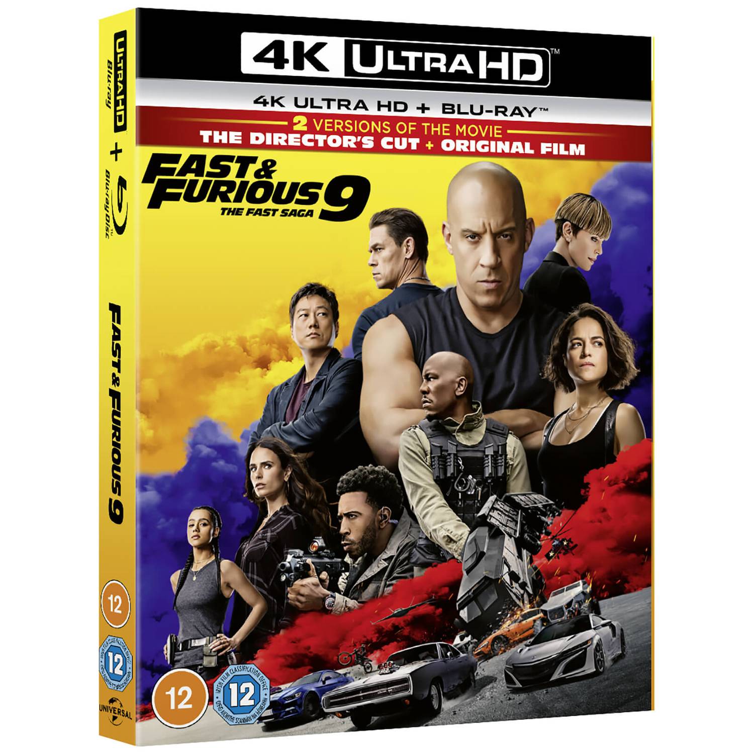 Форсаж 9 (англ. язык) (4K UHD + Blu-ray) (Fast & Furious 9)