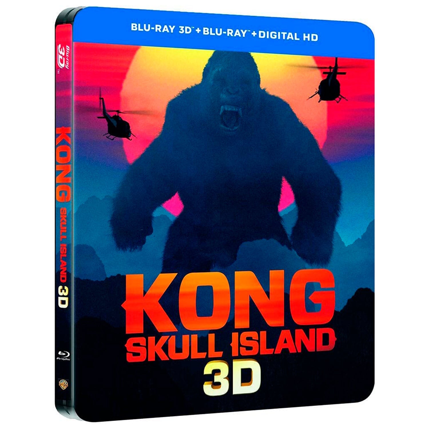 Конг: Остров черепа 3D + 2D (2 Blu-ray) Steelbook