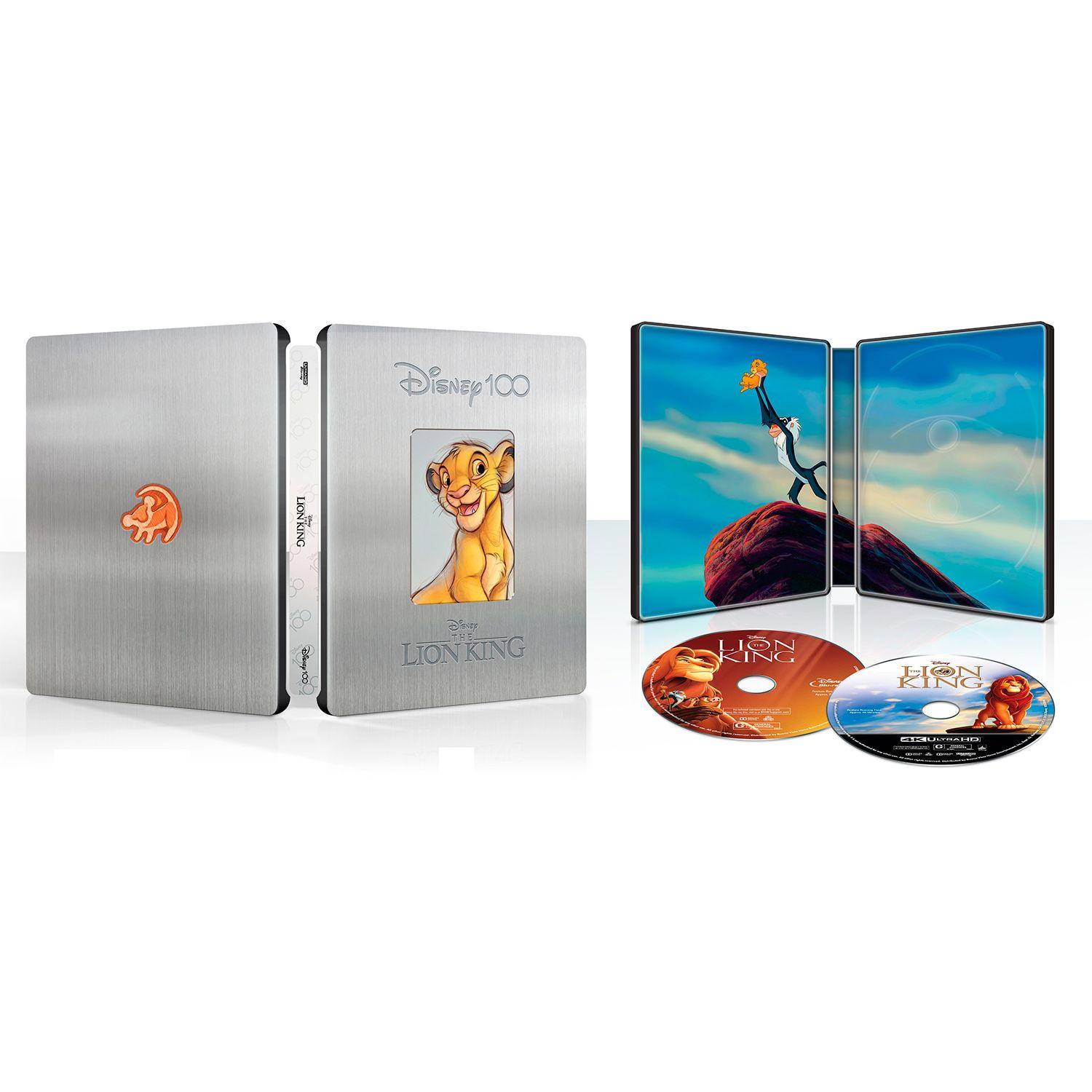 The Lion King (4K UHD + Blu-ray) Steelbook [Disney100 Edition] (The ...