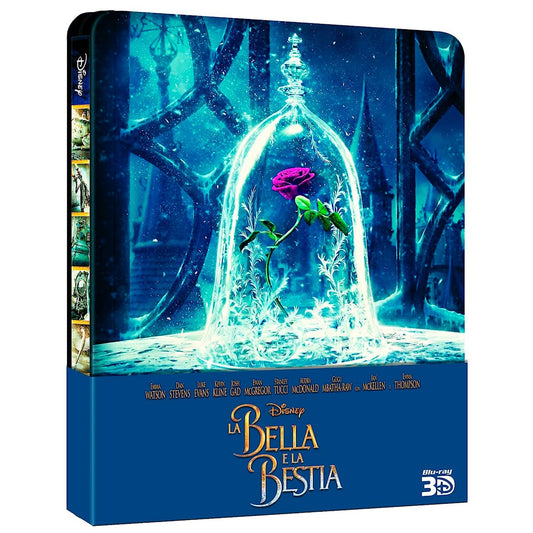 Красавица и чудовище (2017) Steelbook 3D + 2D (англ. яз.) (2 Blu-ray)