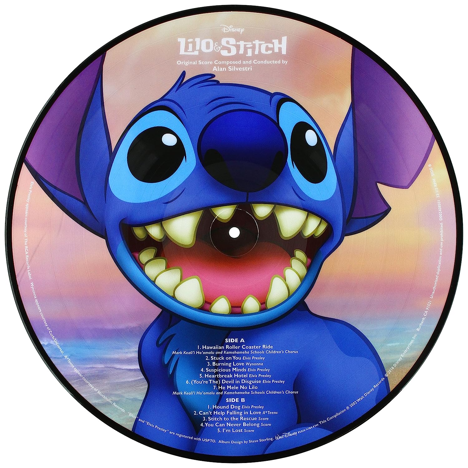 Lilo & Stitch (Original Score by Alan Silvestri) (Picture Vinyl LP)