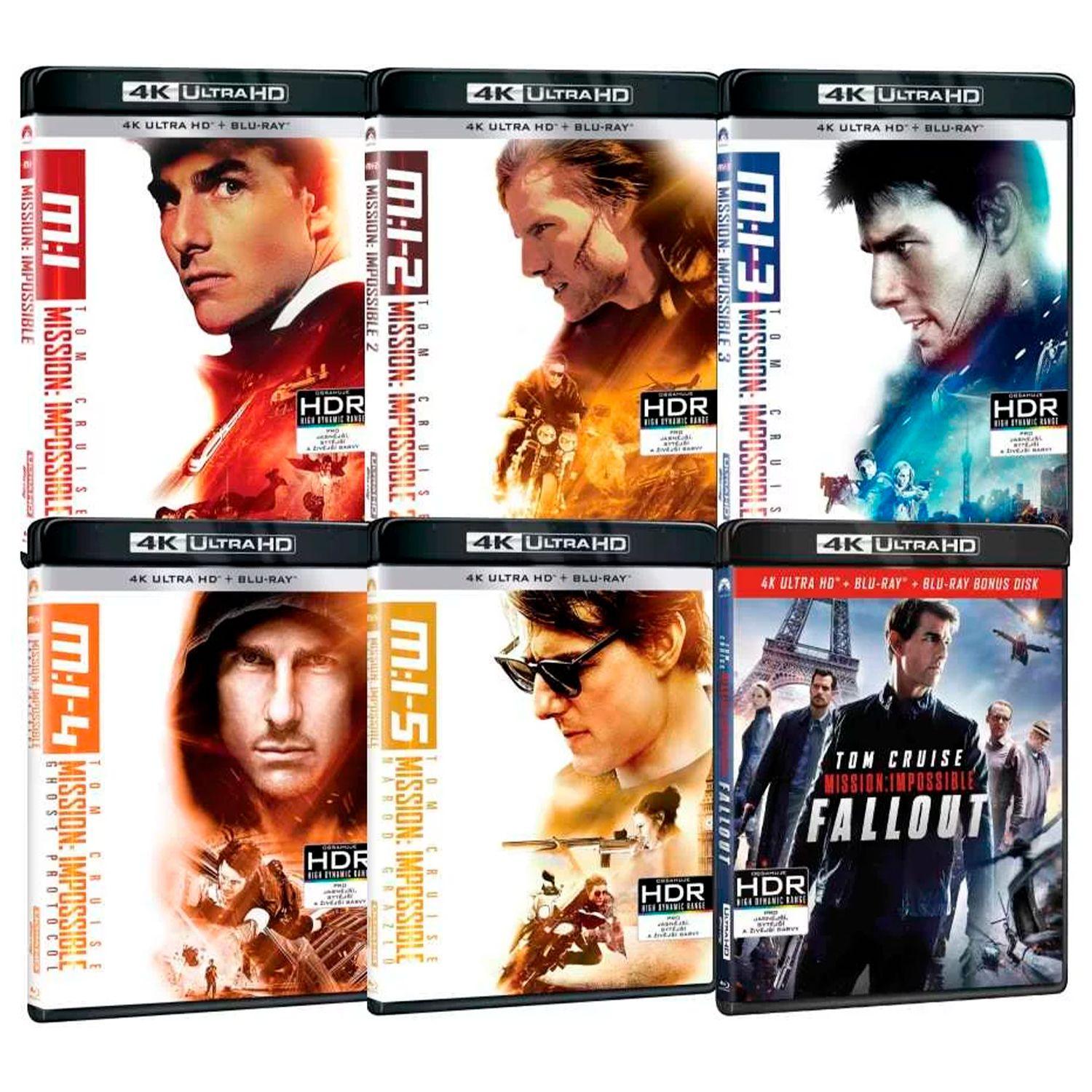 Миссия невыполнима. Коллекция 6 фильмов (4K UHD + Blu-ray) (Mission:  Impossible 6-Movie Collection)