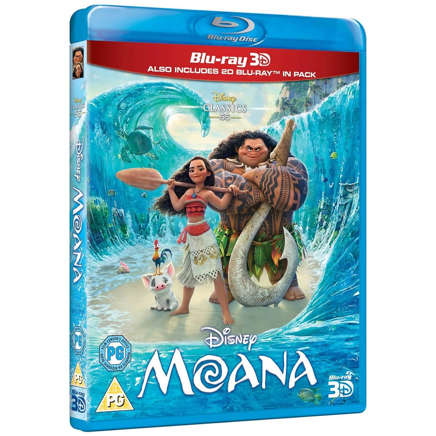 Моана 3D + 2D (2 Blu-ray)