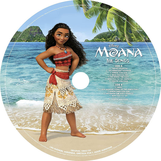 Moana Soundtrack (Picture disk Vinyl LP)