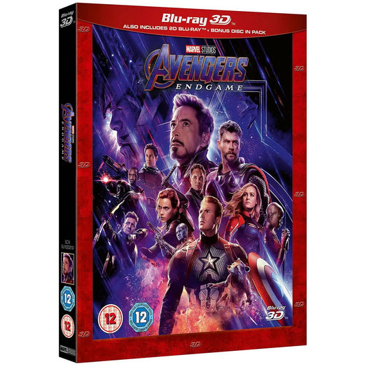 Мстители: Финал 3D + 2D (англ. яз.) (3 Blu-ray)