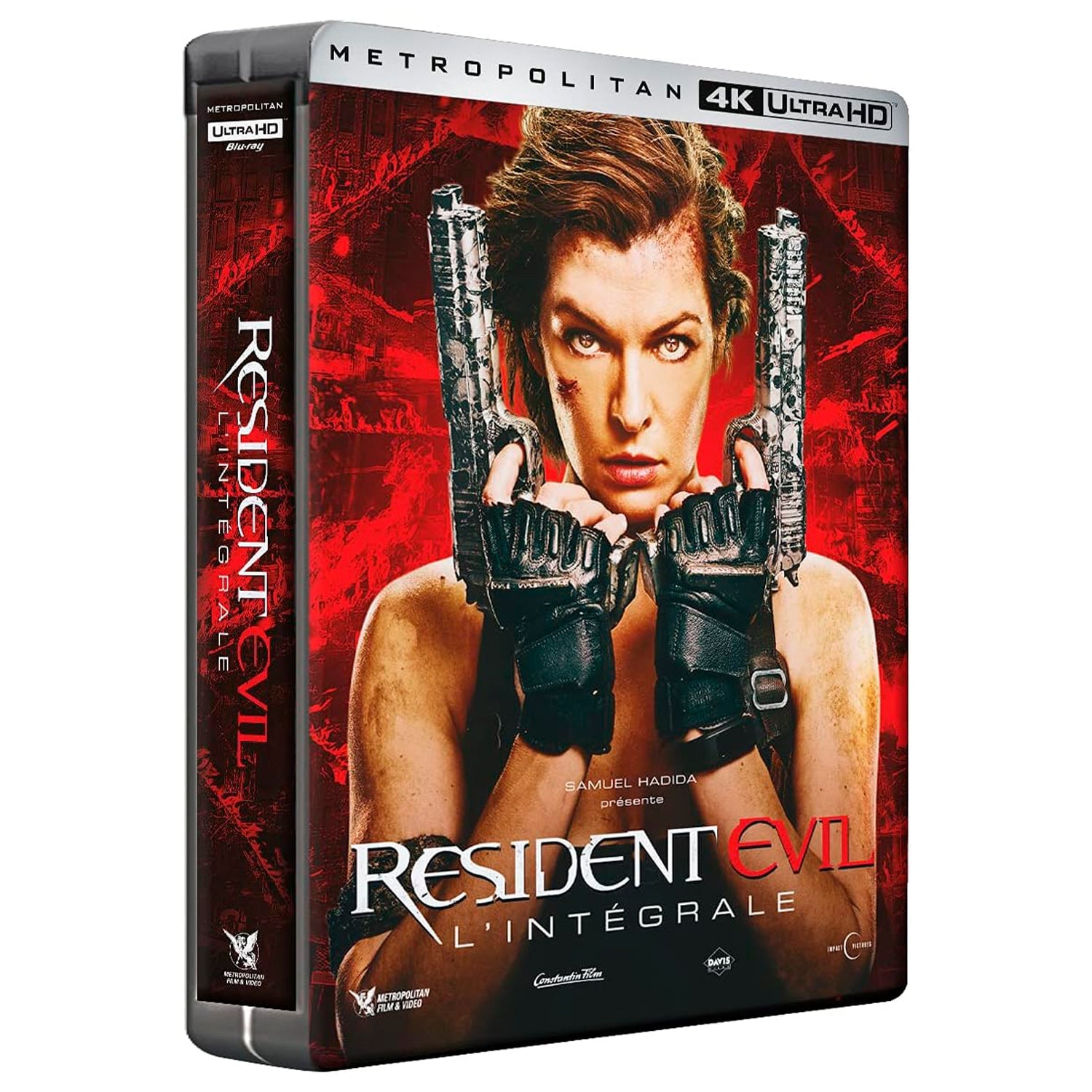 Обитель зла 1-6 (англ. язык) (4K UHD Blu-ray) Steelbook (Resident Evil: The  Complete Collection 4K)