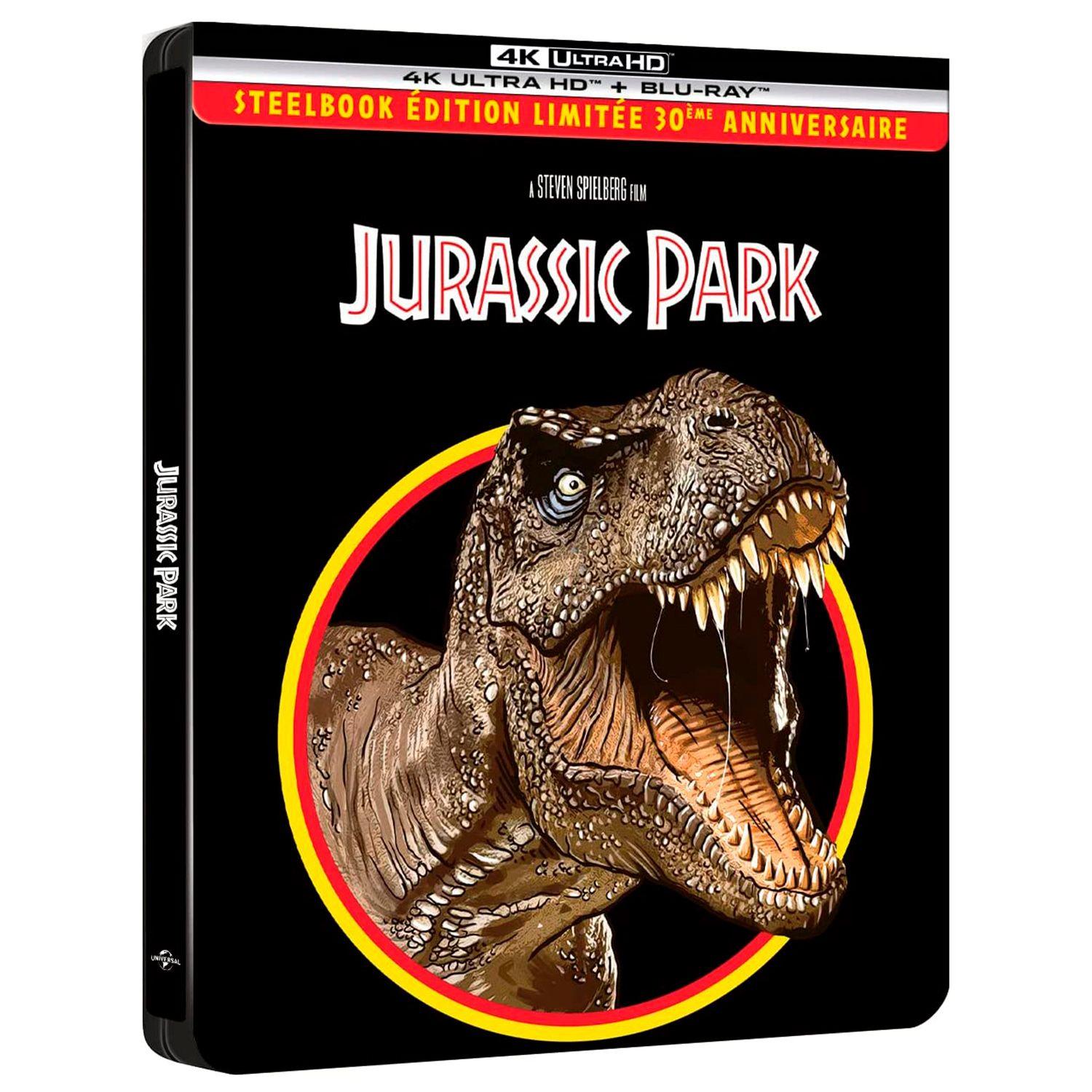 Jurassic Park (30th Anniversary Edition) (4K UHD + Blu-ray) Steelbook –  Bluraymania