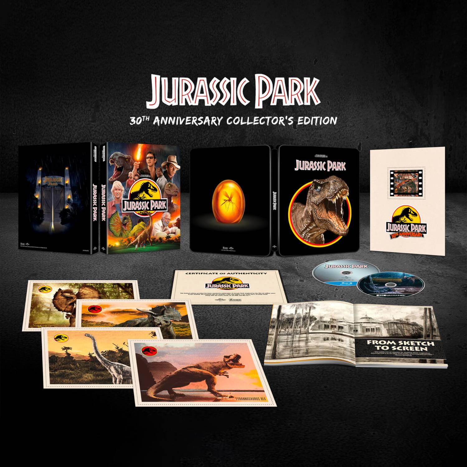 Jurassic Park (30th Anniversary Edition) (4K UHD + Blu-ray) Steelbook  Special Edition – Bluraymania