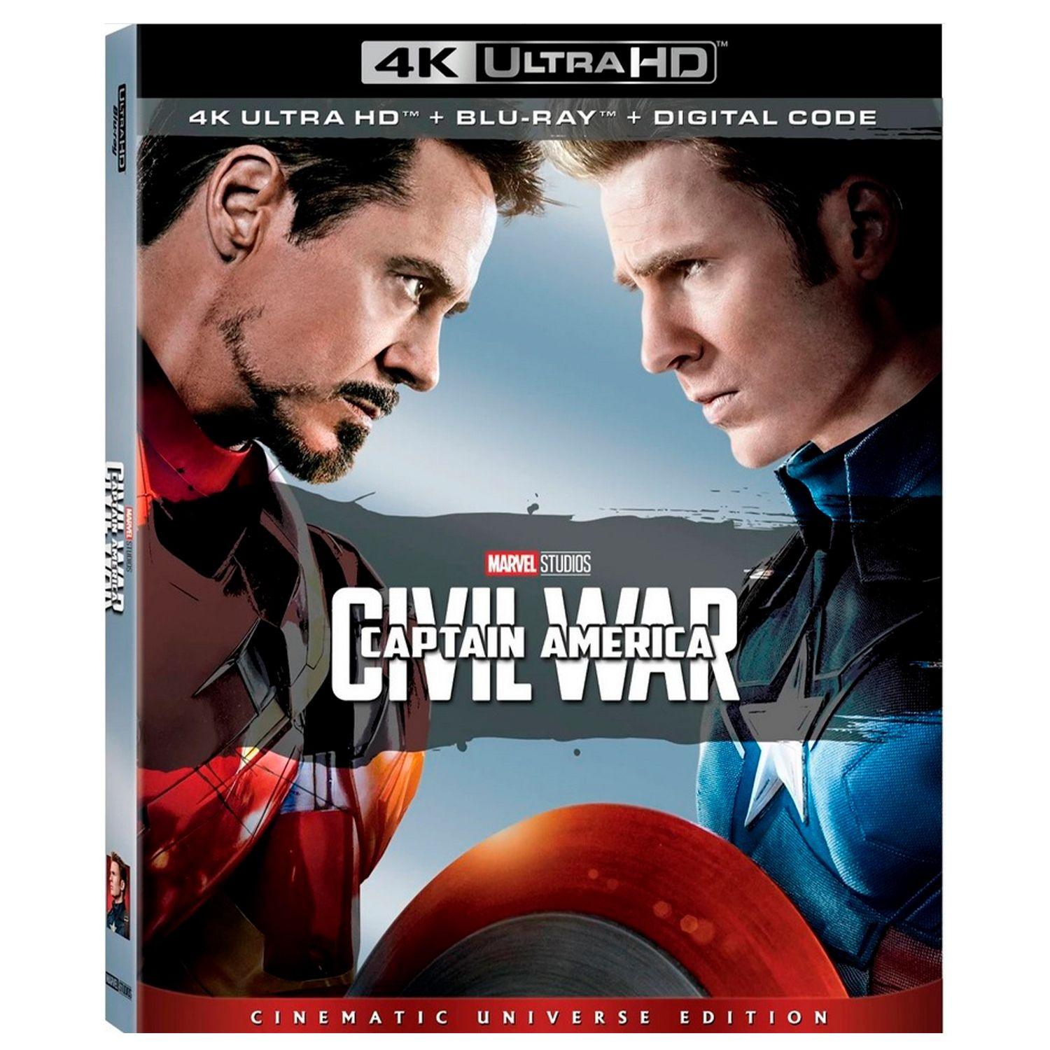 Первый мститель: Противостояние (англ. язык) (4K UHD + Blu-ray) (Captain  America: Civil War)