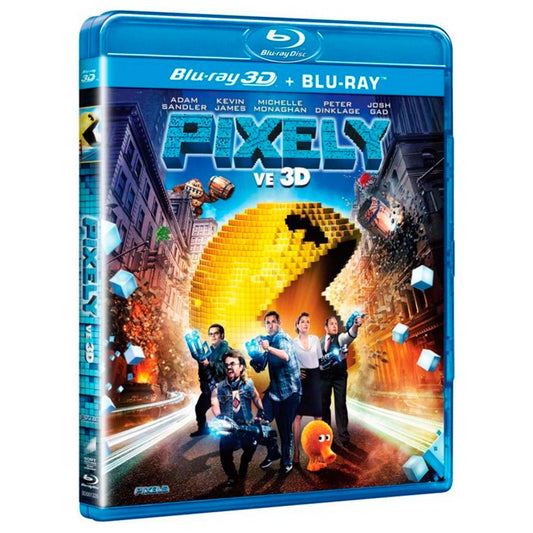 Пиксели 3D + 2D (2 Blu-ray)