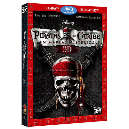Пираты Карибского моря: На странных берегах 3D + 2D (2 Blu-ray)
