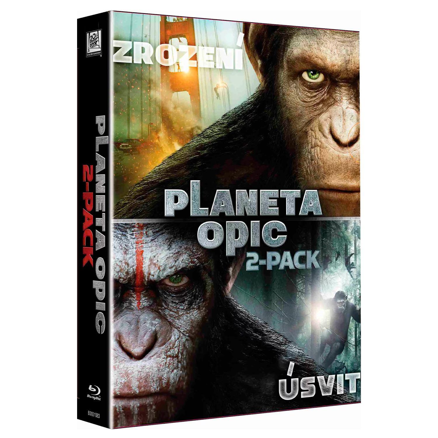 Планета обезьян: Революция / Восстание планеты обезьян (2 Blu-ray) (Dawn of  the Planet of the Apes / Rise of the Planet of the Apes)