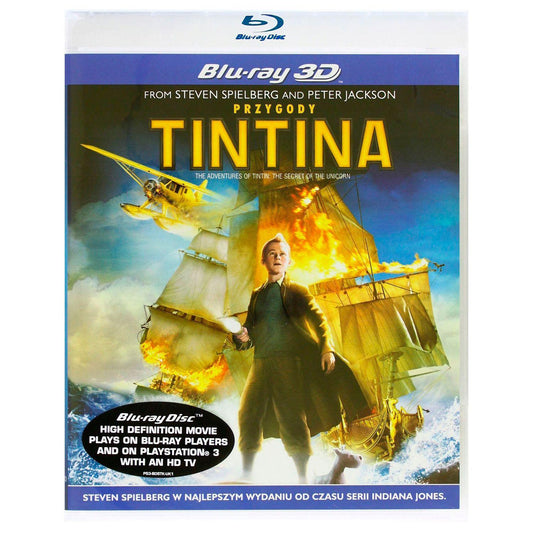 Приключения Тинтина: Тайна Единорога 3D + 2D (2 Blu-ray)