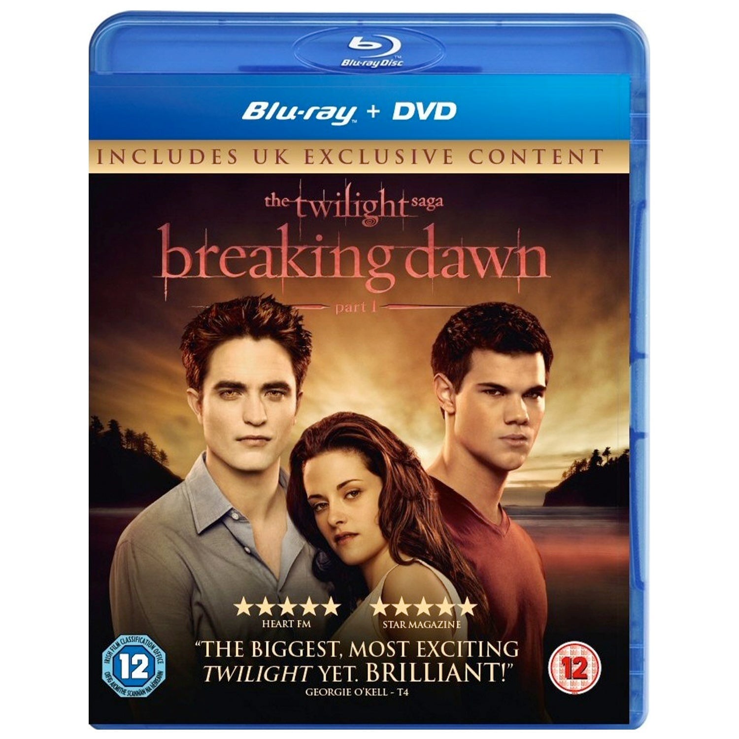 Сумерки. Сага. Рассвет: Часть 1 (2011) (англ. язык) (Blu-ray + DVD) (The  Twilight Saga: Breaking Dawn - Part 1)