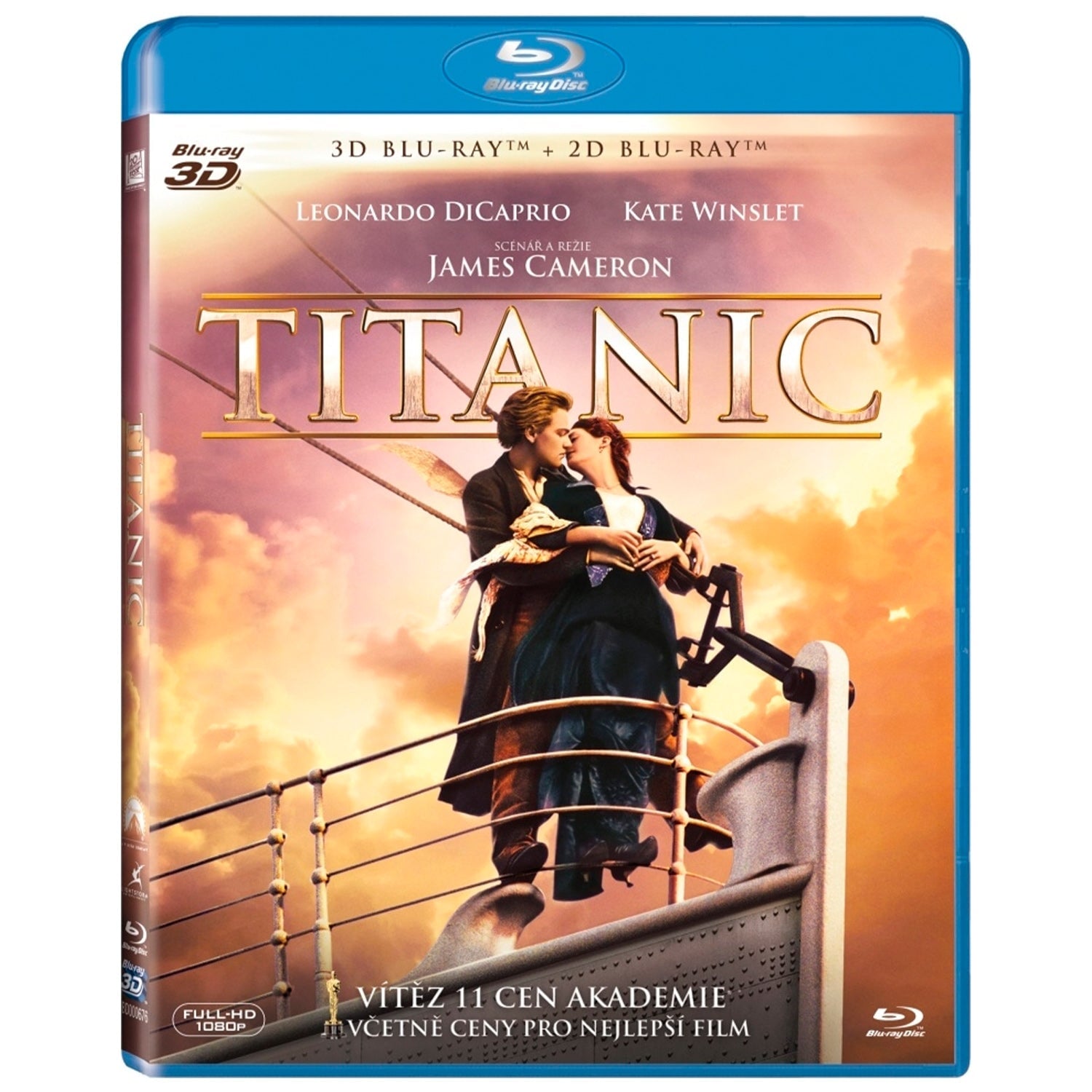 Титаник 3D + 2D (4 Blu-ray) (Titanic)