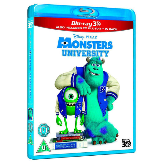 Университет монстров 3D + 2D (2 Blu-ray)
