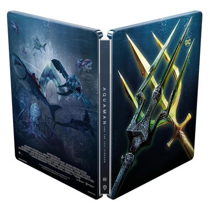 Аквамен и потерянное царство (2023) (англ. яз.) (4K UHD + Blu-ray) Steelbook