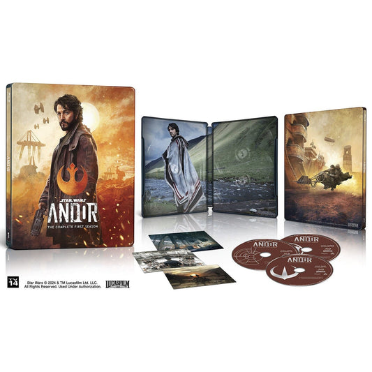 Андор: Сезон 1 (2022) (англ. язык) (3 Blu-ray) Steelbook (+ Art Cards)