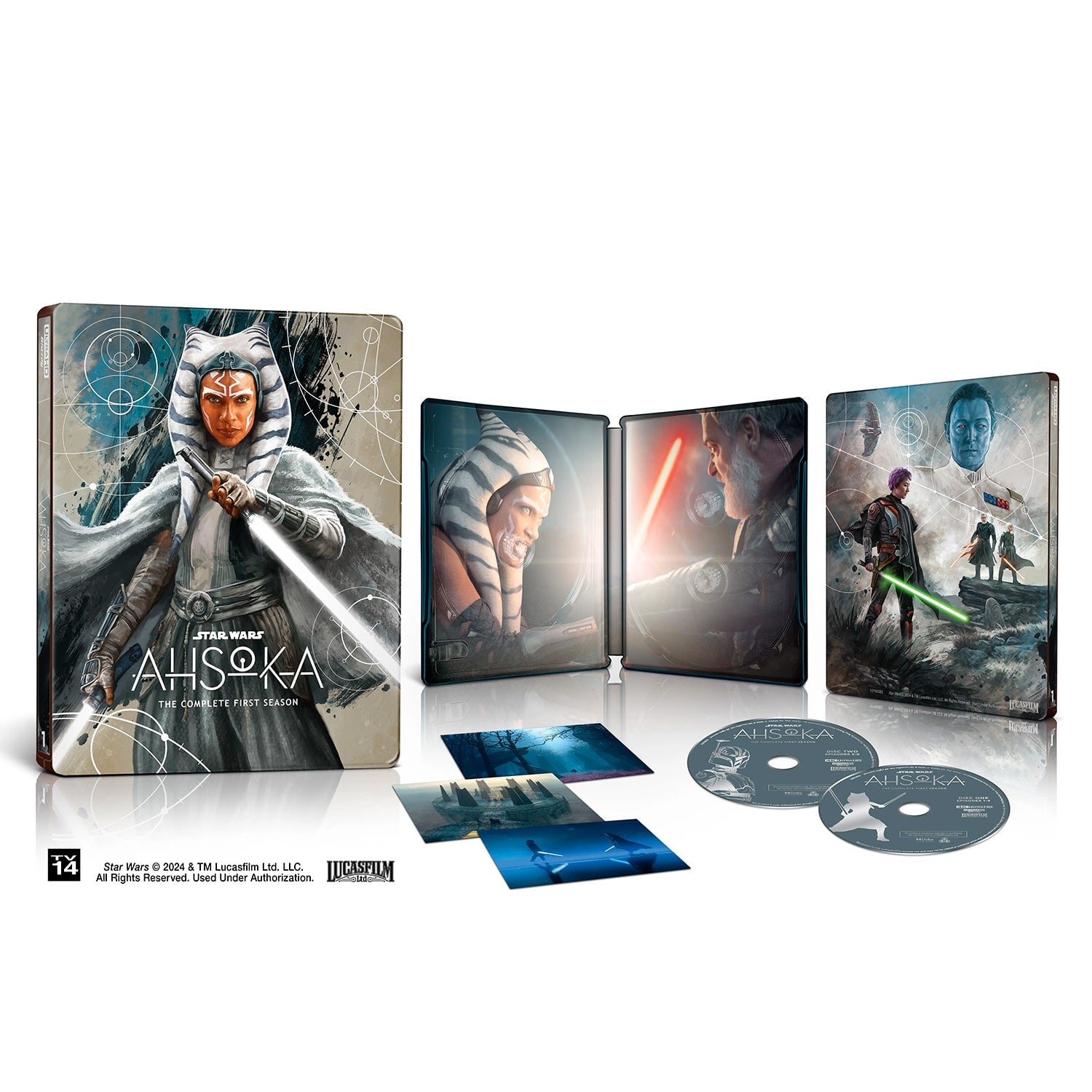 Асока: Сезон 1 (англ. язык) (4K UHD Blu-ray) Steelbook (+ Art Cards)