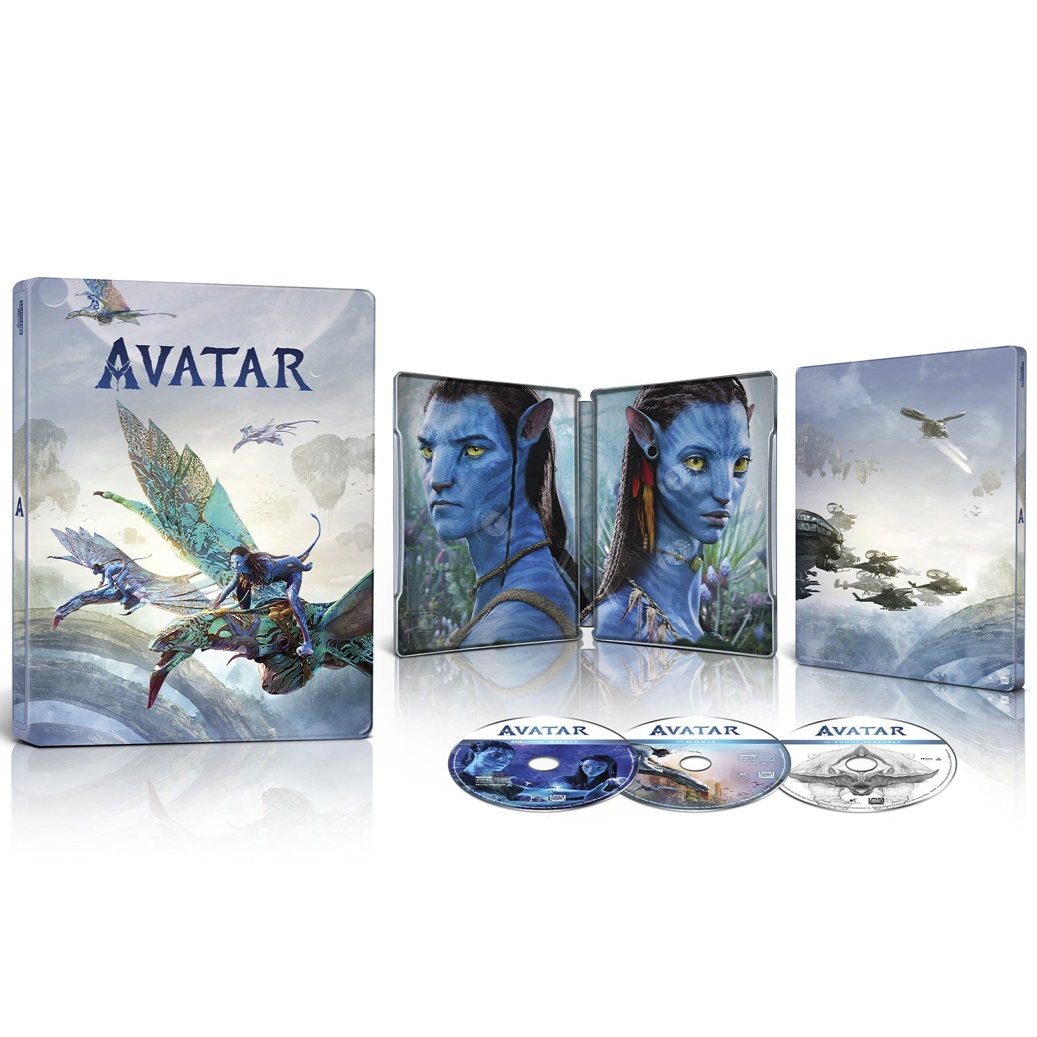 Аватар (2009) (англ. яз.) (4K UHD + 2 Blu-ray) Steelbook