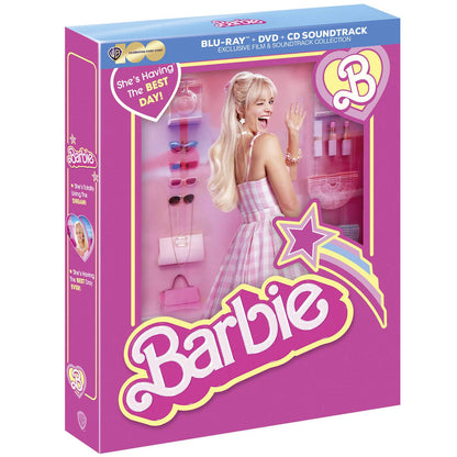 Барби (2023) (англ. язык) (Blu-ray + DVD + CD) Exclusive Film & Sountrack Collection