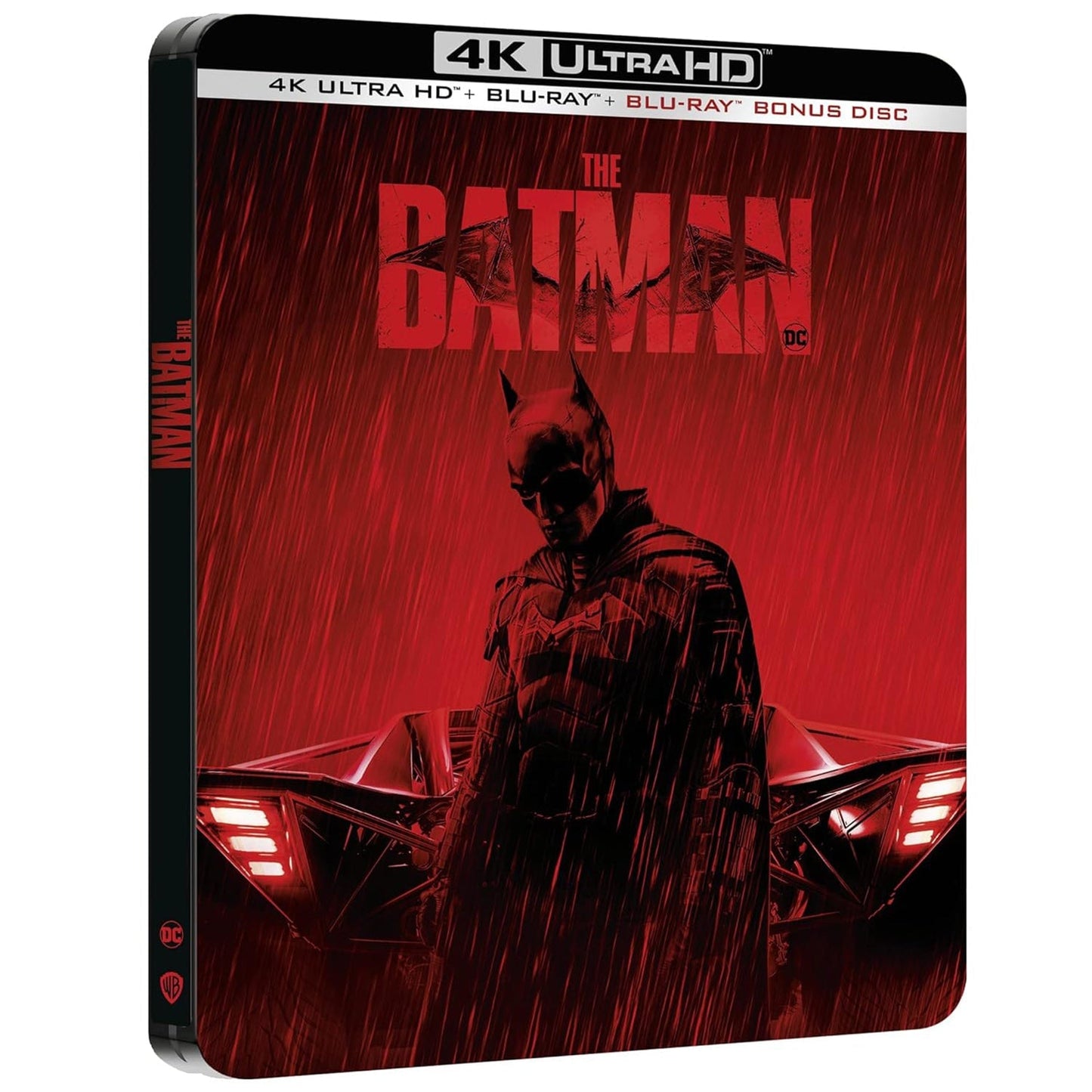 Бэтмен (2022) (англ. яз.) (4K UHD + 2 Blu-ray) Steelbook