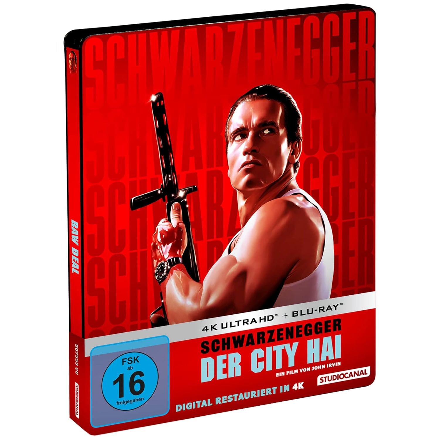 Без компромиссов (Raw Deal) (англ. язык) (4K UHD + Blu-ray) Steelbook