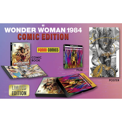Чудо-женщина: 1984 (2020) (англ. яз.) (4K UHD + Blu-ray + Book + Poster) Comic Edition