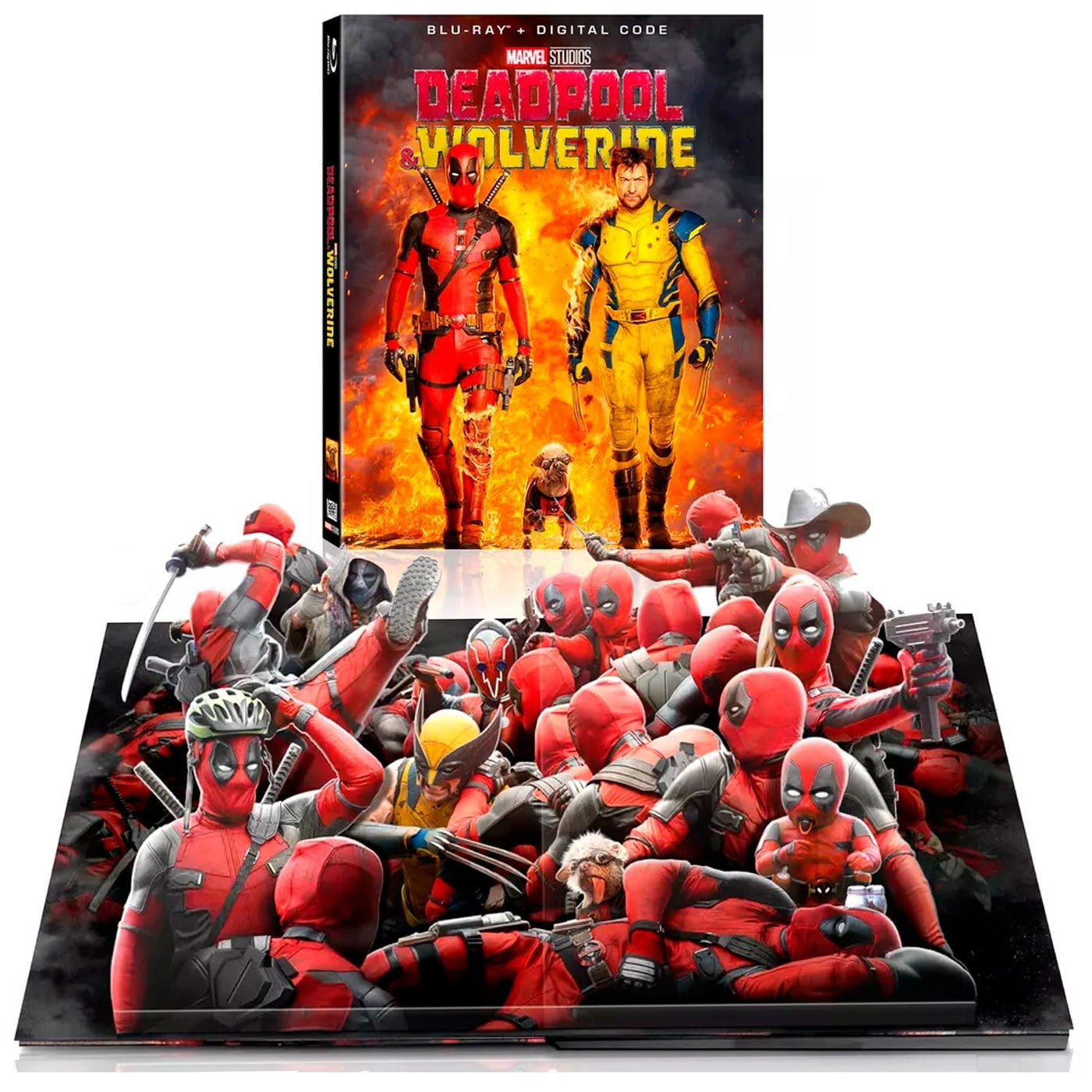 Дедпул і Росомаха (2024) (англ. мова) (Blu-ray) Walmart Exclusive with Deadpool Corps. inside Pop-up