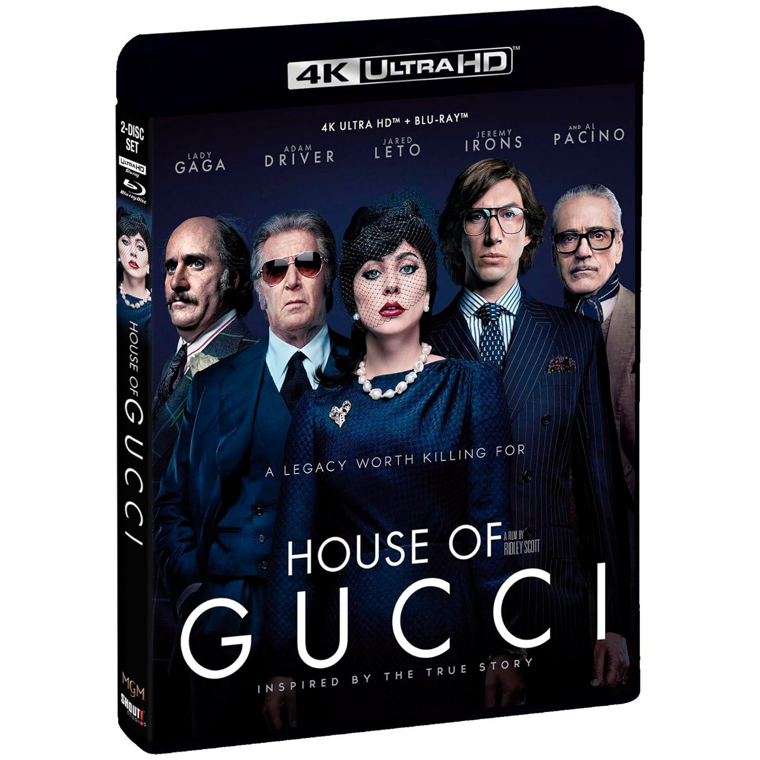 Дом Gucci (2021) (англ. язык) (4K UHD + Blu-ray)