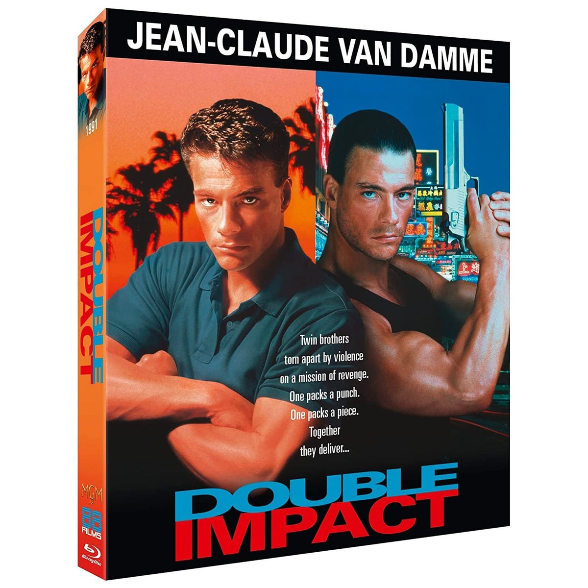 Двойной удар (1991) (англ. язык) (Blu-ray + Poster) Limited Edition (Double  Impact)