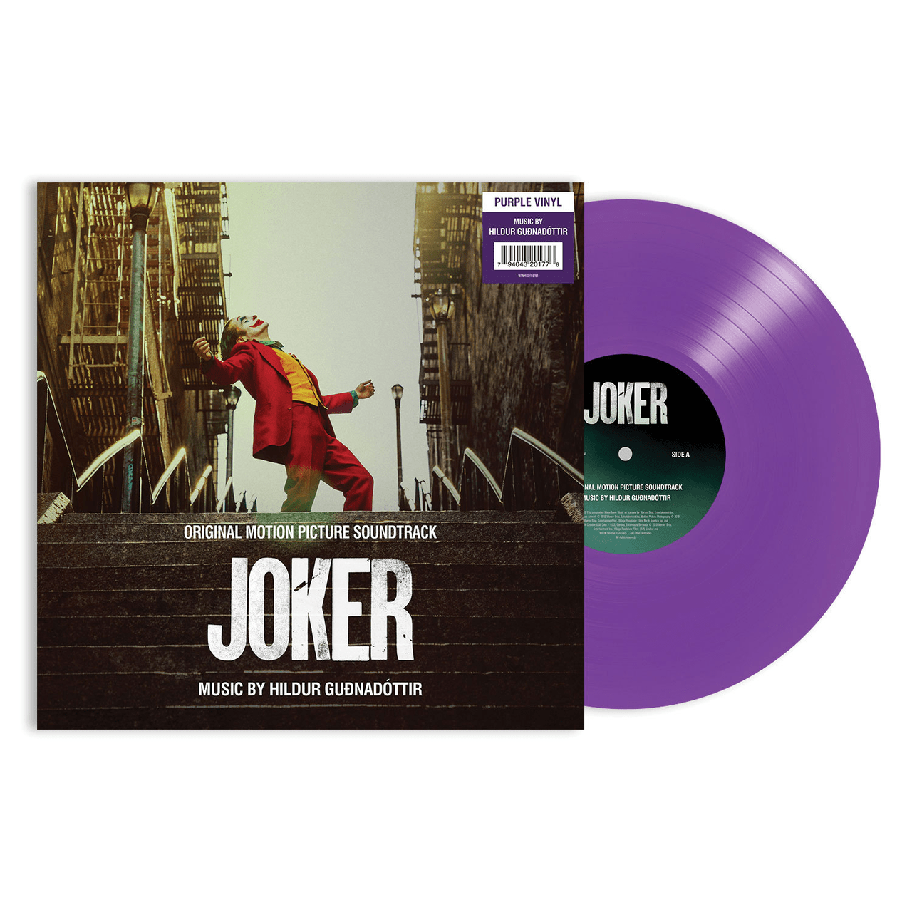 Джокер (англ. язык) (4K UHD + Blu-ray) Steelbook Ultimate Collector's Edition + Purple Vinyl LP